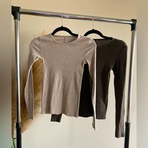 Everlane long sleeve tops